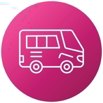 Public Transport Icon Style vector