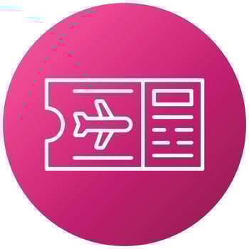 Ticket Icon Style vector