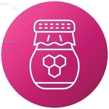 Honey Jar Icon Style vector