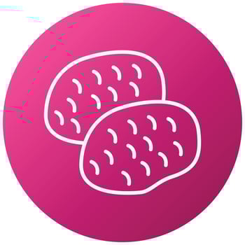 Potatoes Icon Style vector