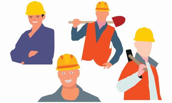 Labor Vector Illustration silhouette Design