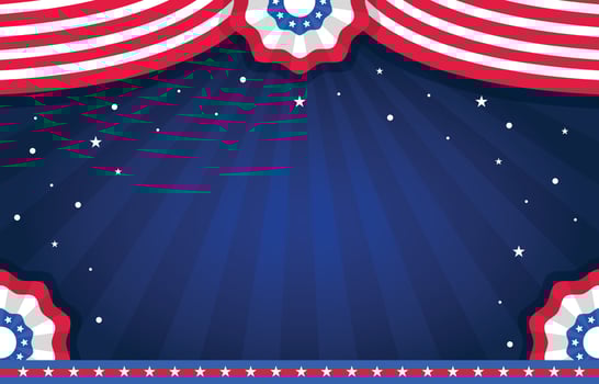 4th Of July Independence Day Background vector