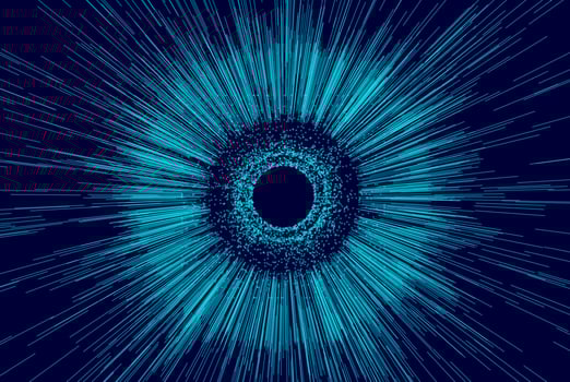 abstract ocean blue sphere with spike on navyblue background can be use for technology product  presentation packaging design advertisement poster food and beverage label vector eps.