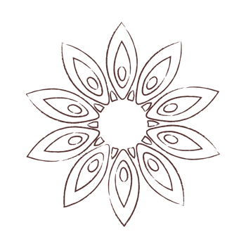 Mandala doodle line art png