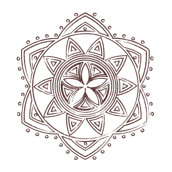 Mandala doodle line art png