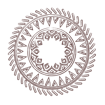 Mandala doodle line art png