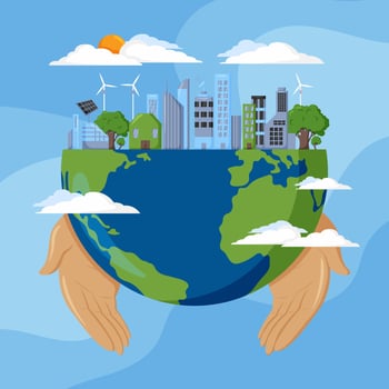 Eco Green Technology vector