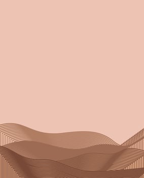 Abstract mountain contemporary aesthetic backgrounds landscapes. with mountain, forest, sea, skyline, wave. vector illustrations