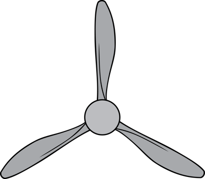 Airplane Propeller Illustration png