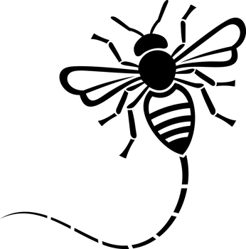 Flying bee png illustration