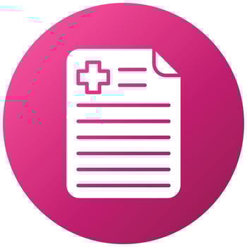 Medical Report Icon Style vector