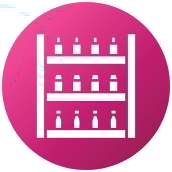 Shelves Icon Style vector