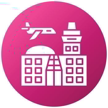 Airport Icon Style vector