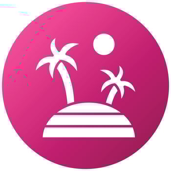 Island Icon Style vector
