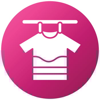 Drying Clothes Icon Style vector