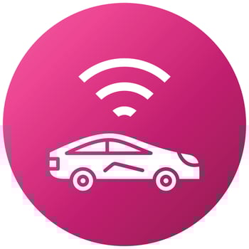 Smart Car Icon Style vector