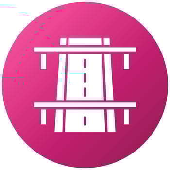 Highway Icon Style vector