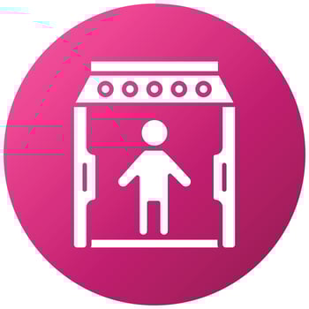 Metal Detector Icon Style vector
