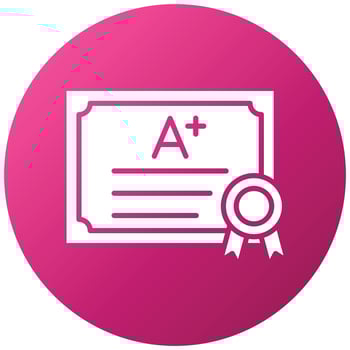 Grade Icon Style vector