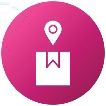Parcel Tracking Icon Style vector