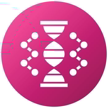 DNA Icon Style vector