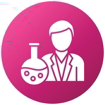 Chemist Icon Style vector