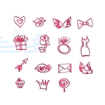 snt. valentines icon vector