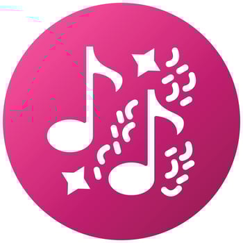 Musical Notes Icon Style vector