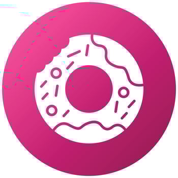 Donut Icon Style vector
