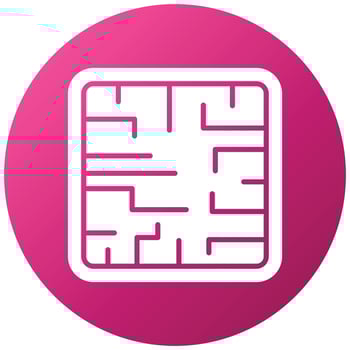 Evacuation Plan Icon Style vector