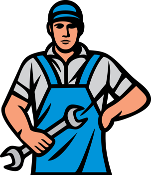 Auto mechanics - professional worker - car service man png