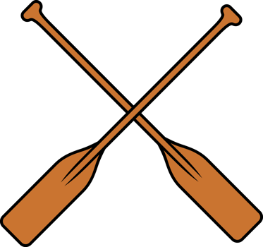 Crossed paddles png illustration