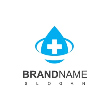 Healthy Water Logo Design Inspiration vector