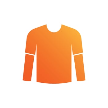 T-shirt combination isolated icon design template vector