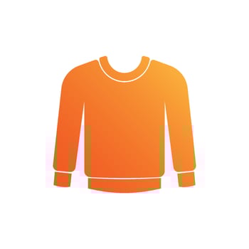 Sweater isolated icon design template vector