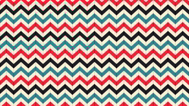 Zig zag seamless pattern colored design background vector