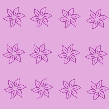 Pattern Flower on paper vector