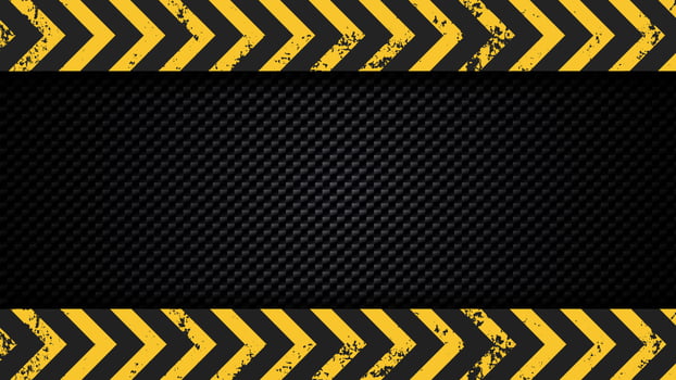 Abstract under construction background with black and yellow stripes vector ilustration