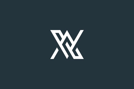 Minimal Letter AV or VA Logo Design Vector Template