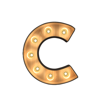 Marquee light Alphabet png