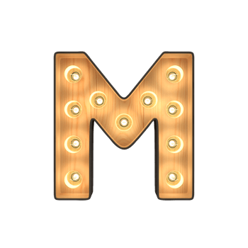Marquee light Alphabet png