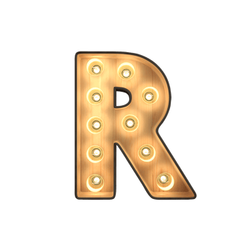 Marquee light Alphabet png