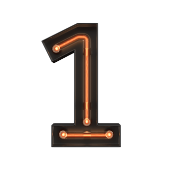Neon Light Alphabet png
