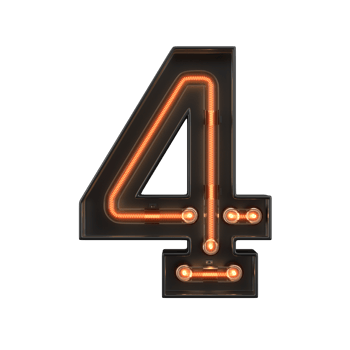Neon Light Alphabet png