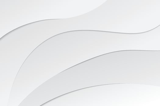 White abstract background on 3d design vector