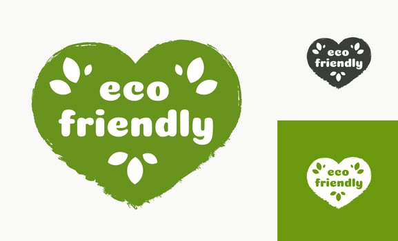 Vector eco friendly logotype