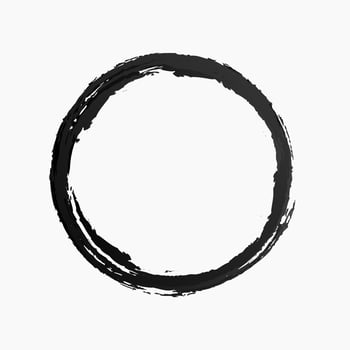 Vector ring watercolor texture black color