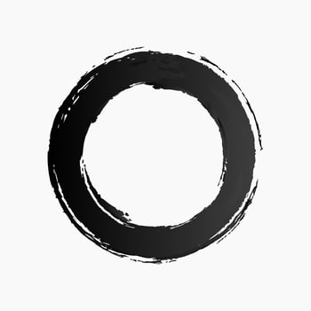 Vector ring hand draw watercolor texture