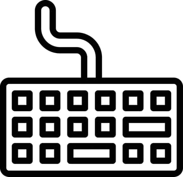 Keyboard Vector Icon Design Illustration