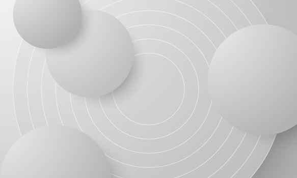 Abstract gold circle lines on white background vector
